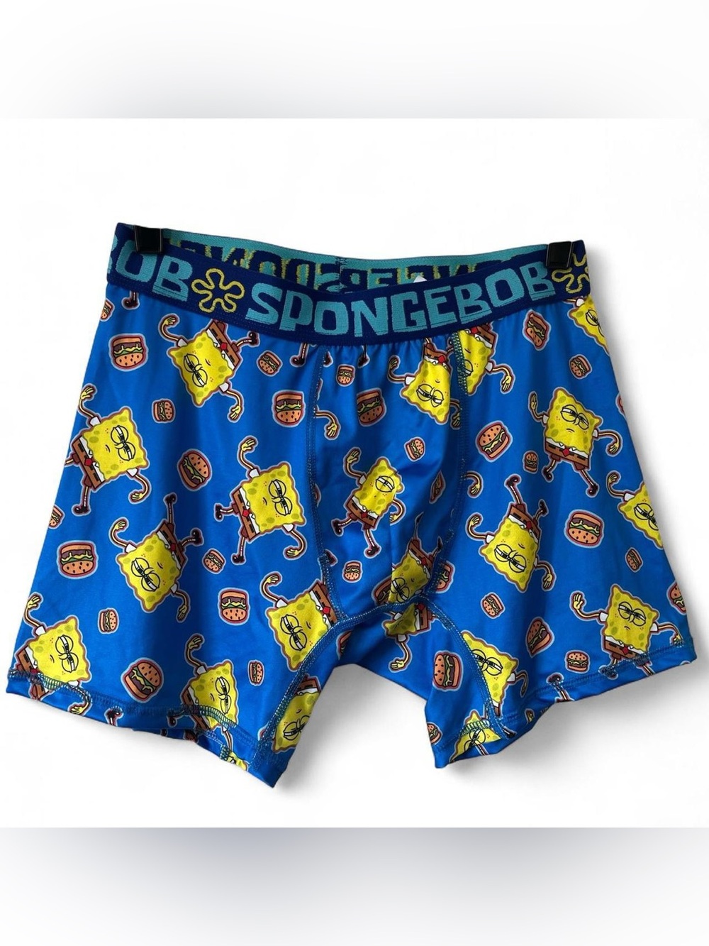 Mens Medium Nickelodeon SpongeBob SquarePants Krabby Patty Boxer Underwear Brief